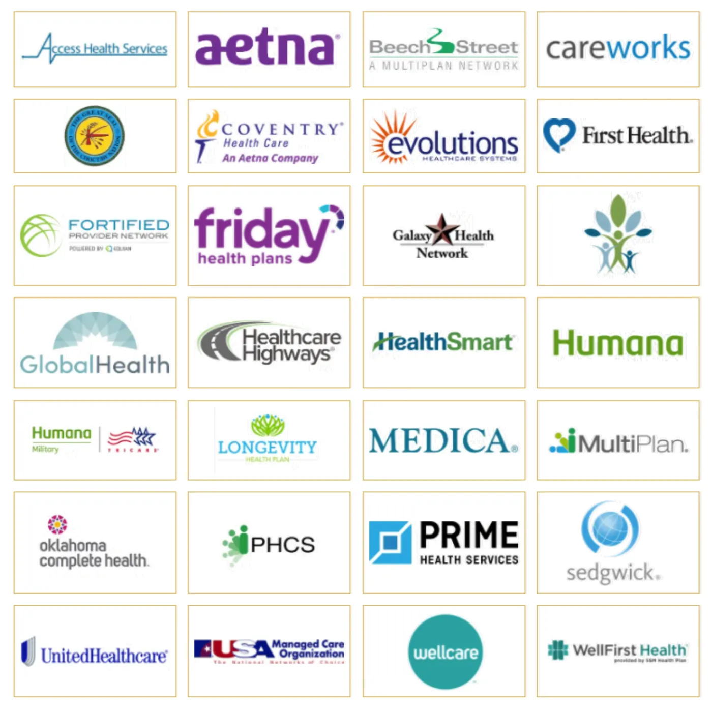 Insurance providers accepted by Resolution Wound Care